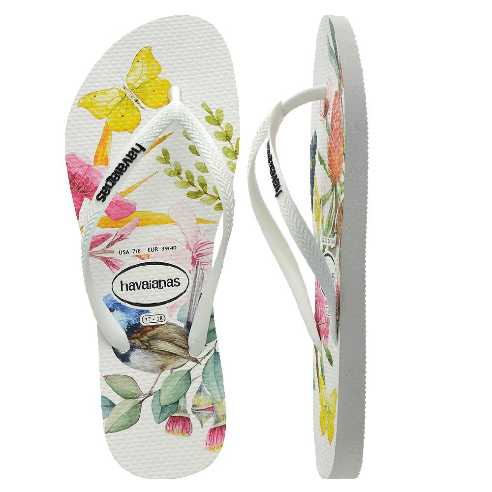 Slim Flora Thongs