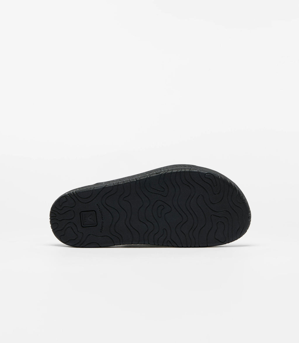 VEJA Arpoador Suede Sandal in Black