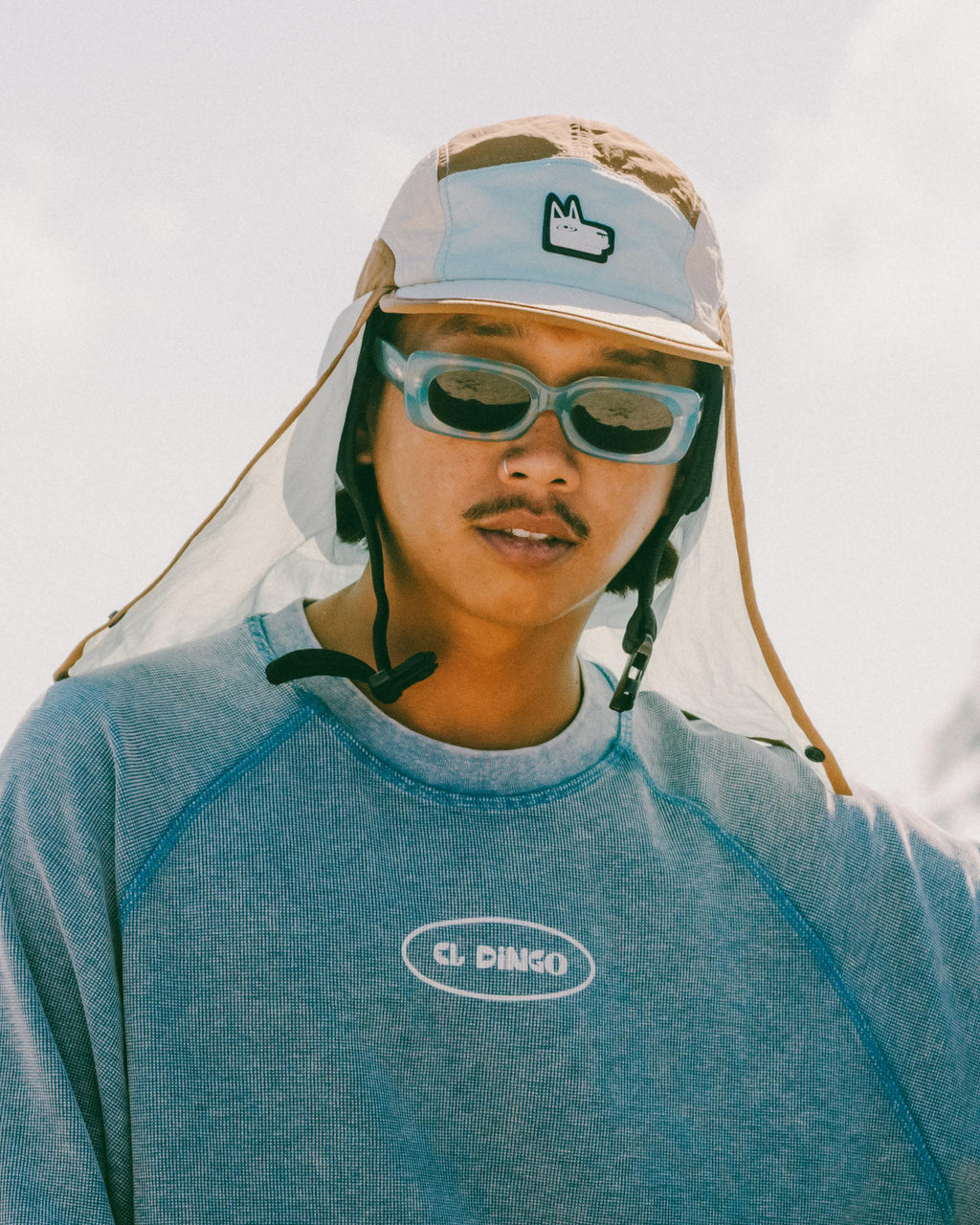 Blue Legionnaire Surf Hat UPF 50+