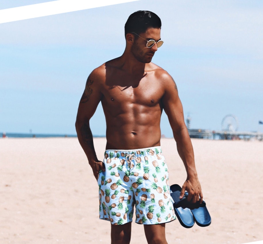 Tortola Swim Shorts Celeste