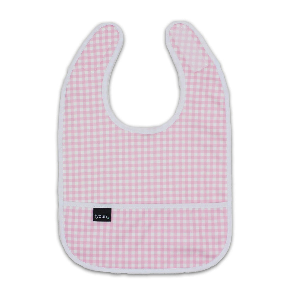 Baby Bib Tyoub Stay-dry - Pink Gingham
