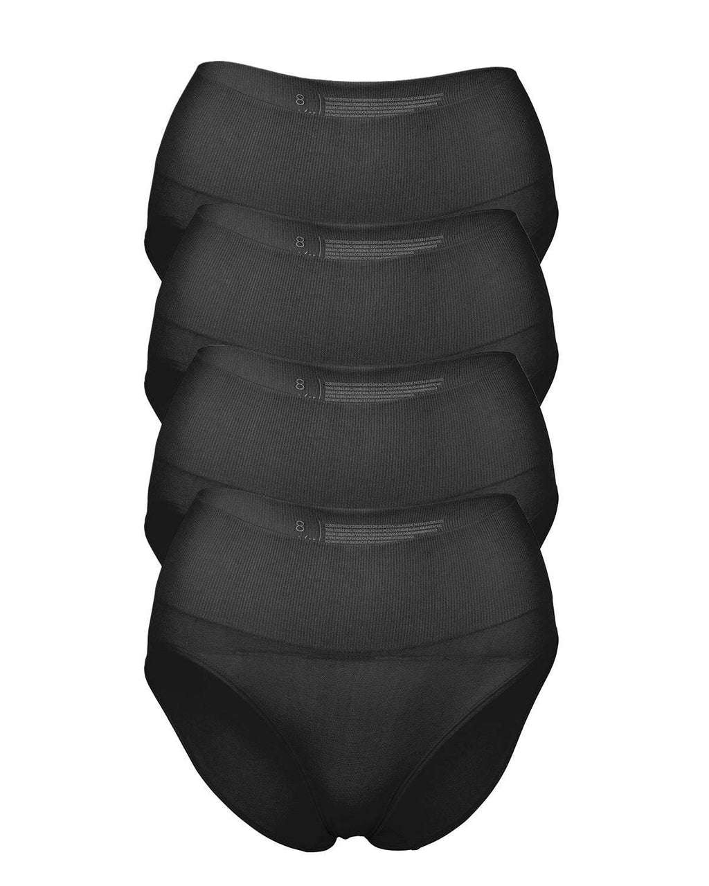 ChiChi Modal Brief Underwear 4 Pack - Black