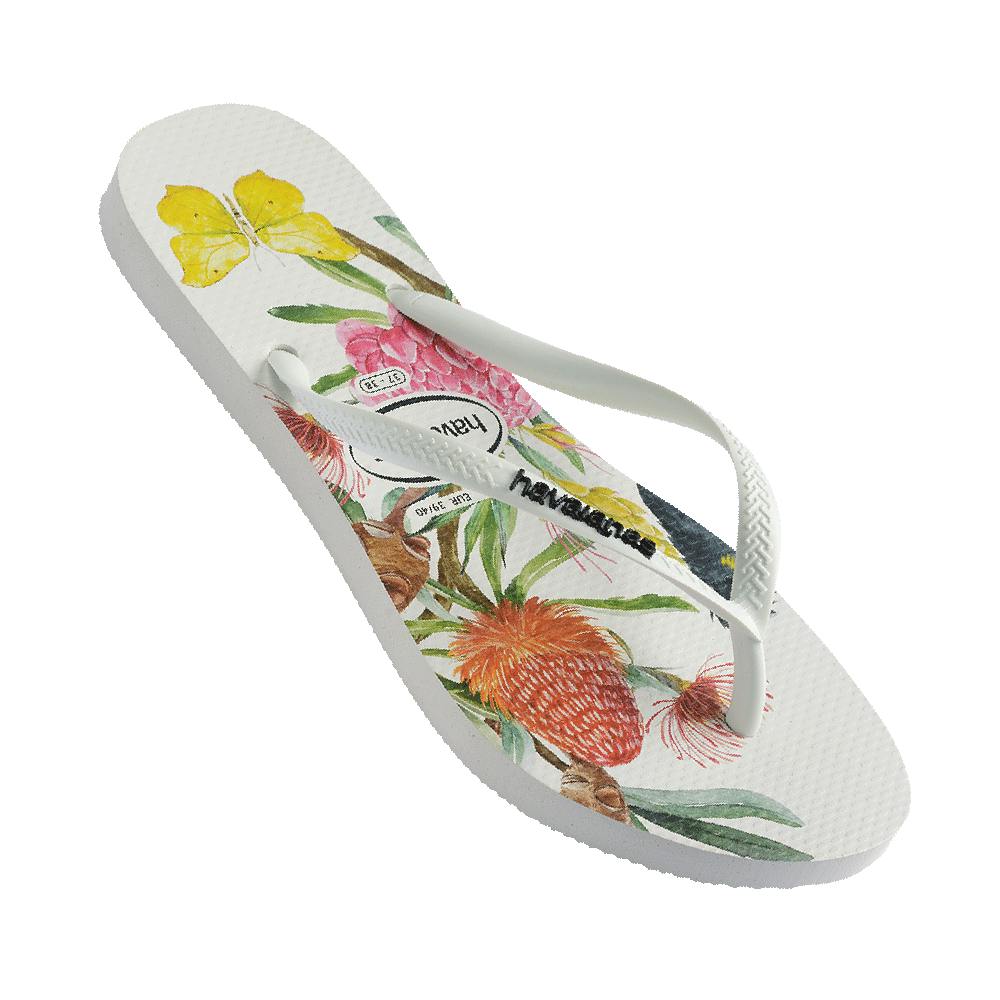 Slim Flora Thongs