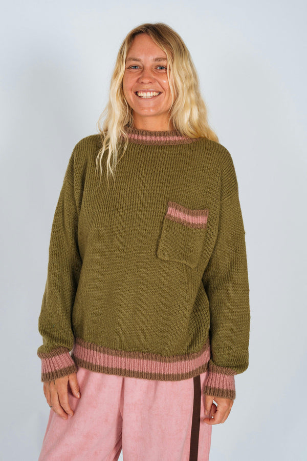 Khaki Knit Jumper image 2
