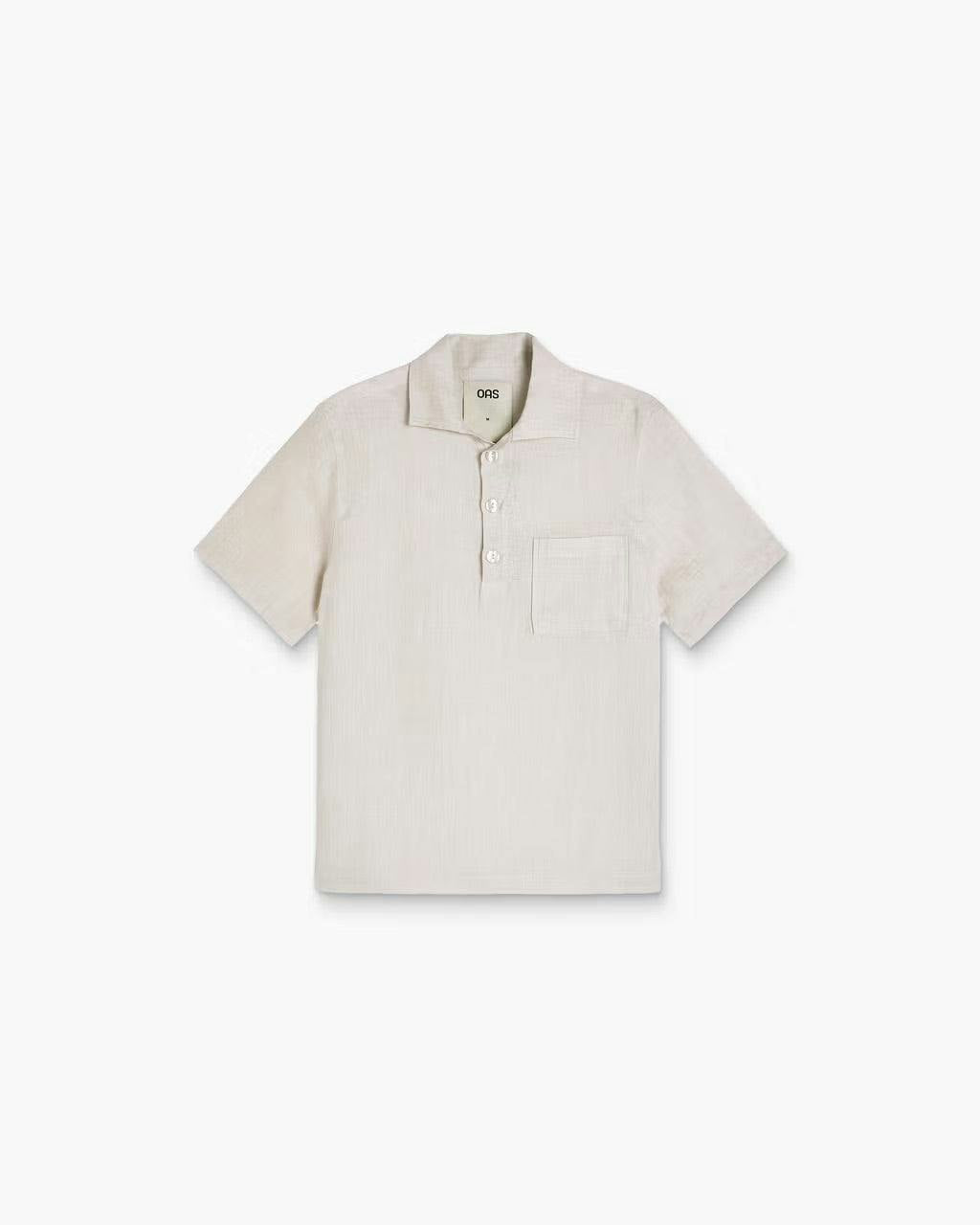 OAS Beige Girona Linen Shirt