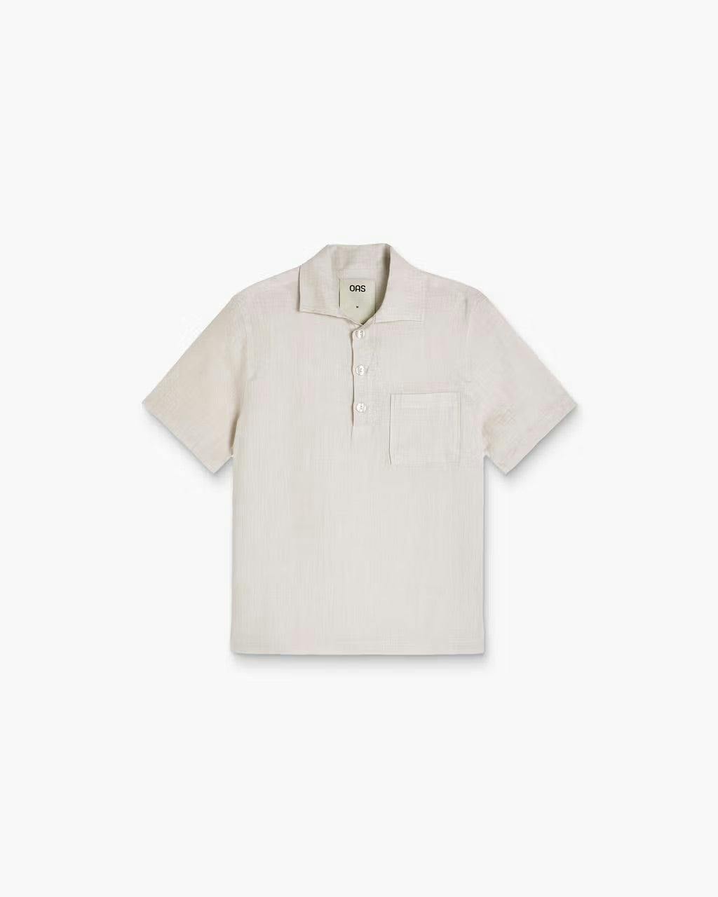 OAS Beige Girona Linen Shirt