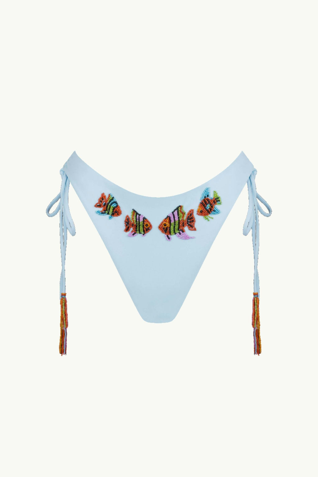 COASTAL KISS BEADED BRIEF - SKY BLUE