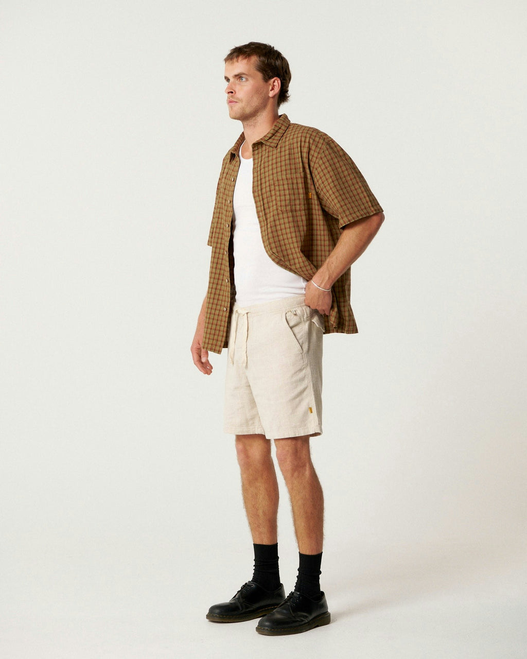 Cruiser Linen Short - Ecru