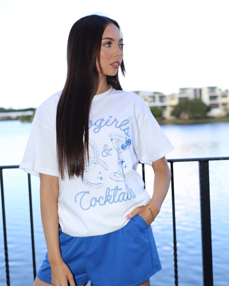 Cowgirls & Cocktails Tee