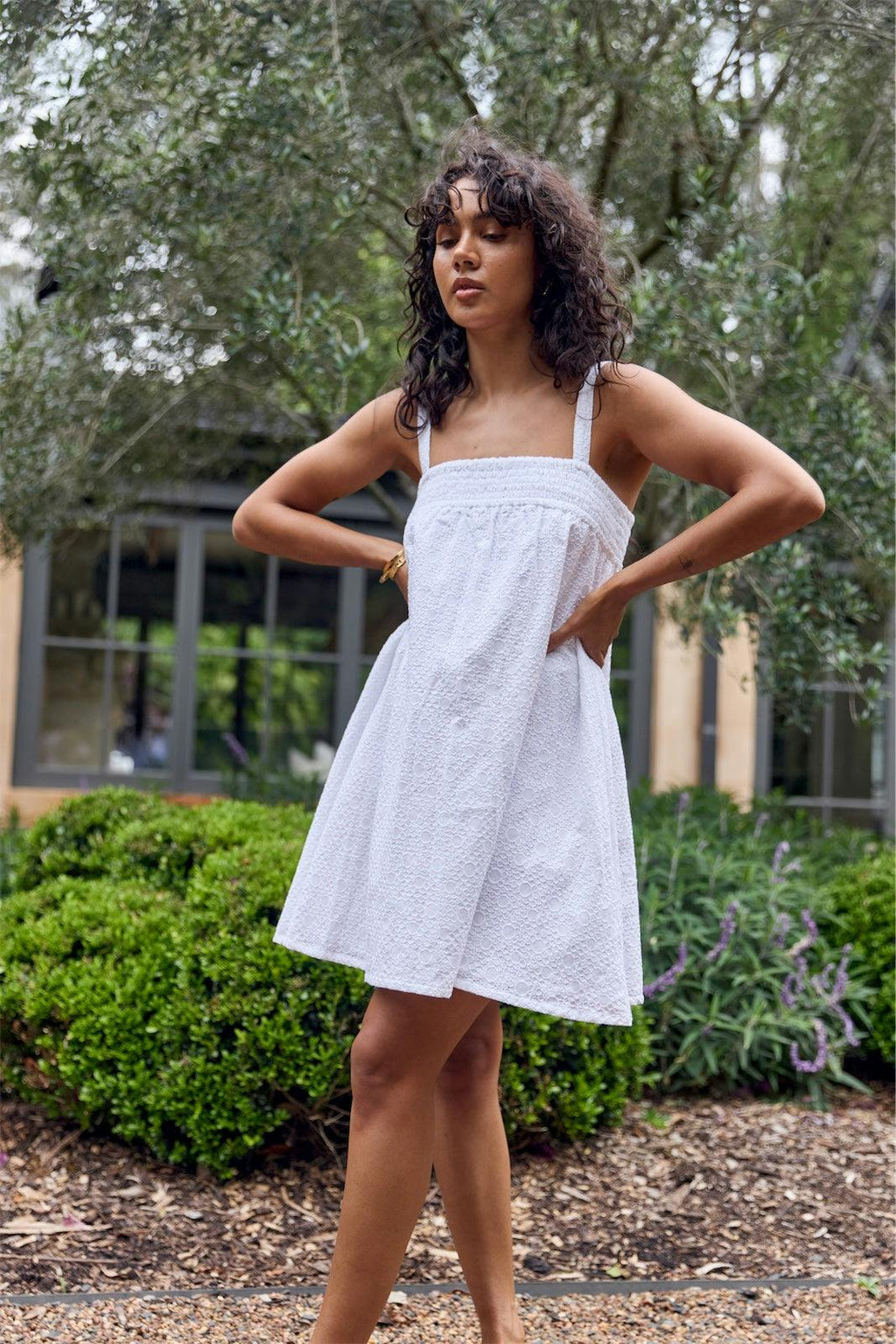 MAGNOLIA COTTON MINI DRESS