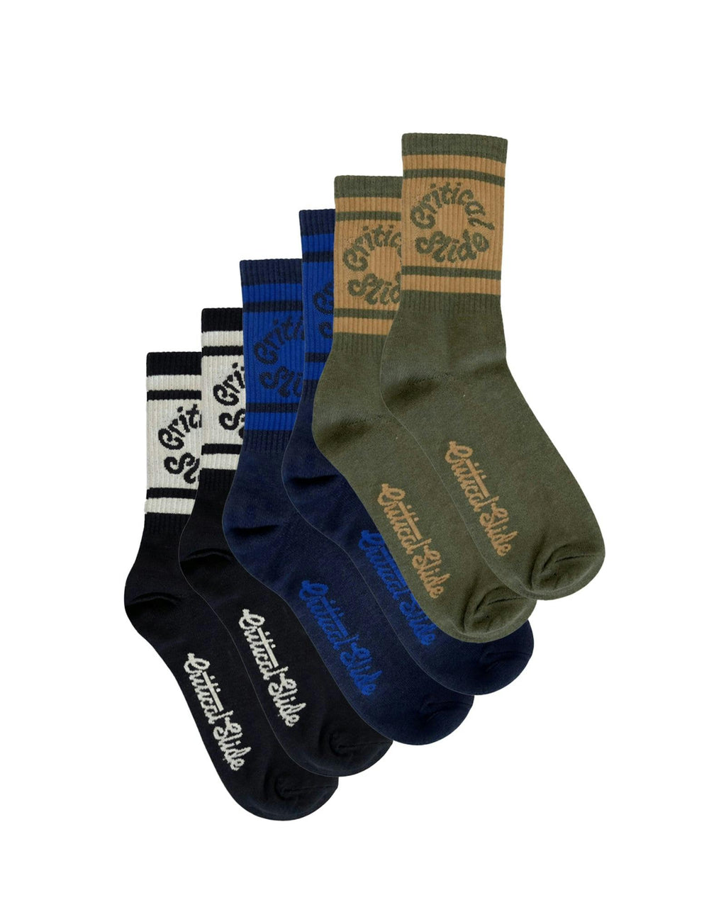 Spiral 3Pk Sock - Multi