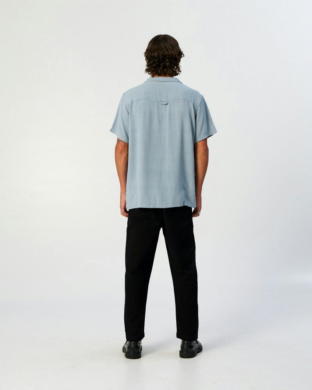 Ernie Resort Shirt - Stone Blue