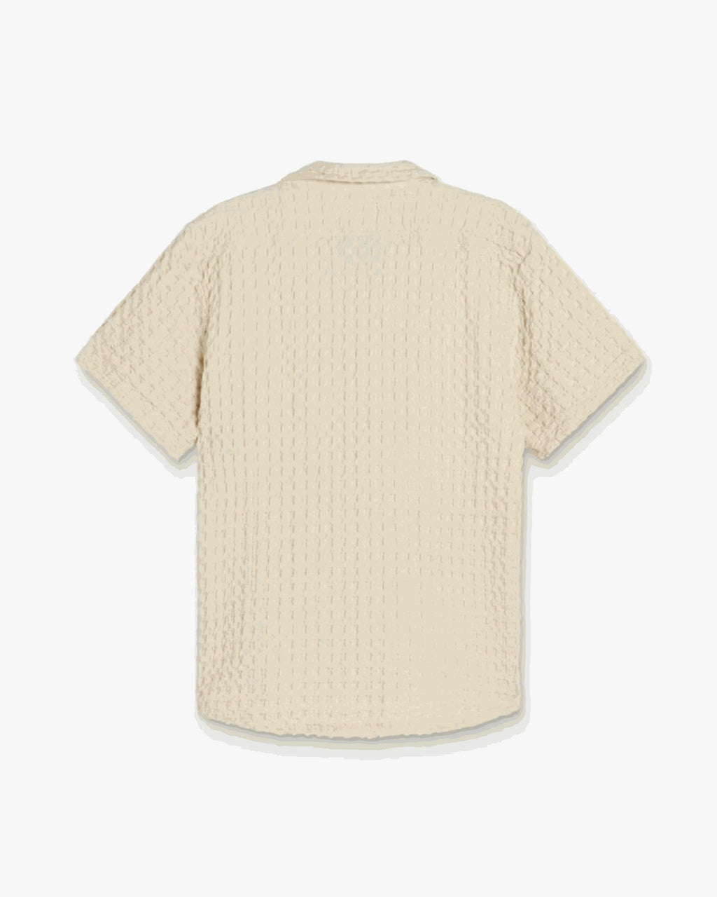 OAS Ecru Cuba Waffle Shirt