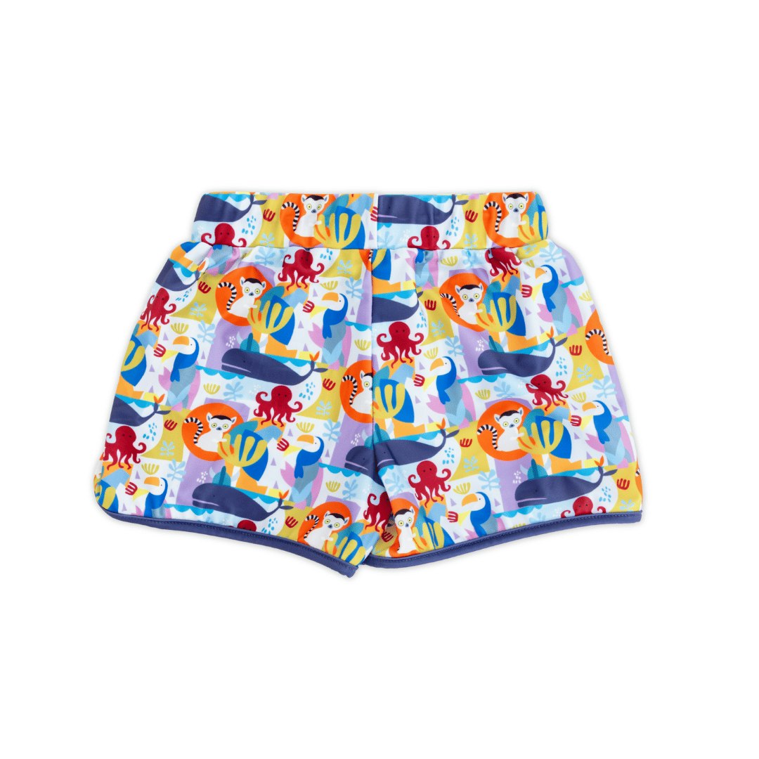 Tyoub Kids’ Mid-Length Swim Trunks Animal Spirit