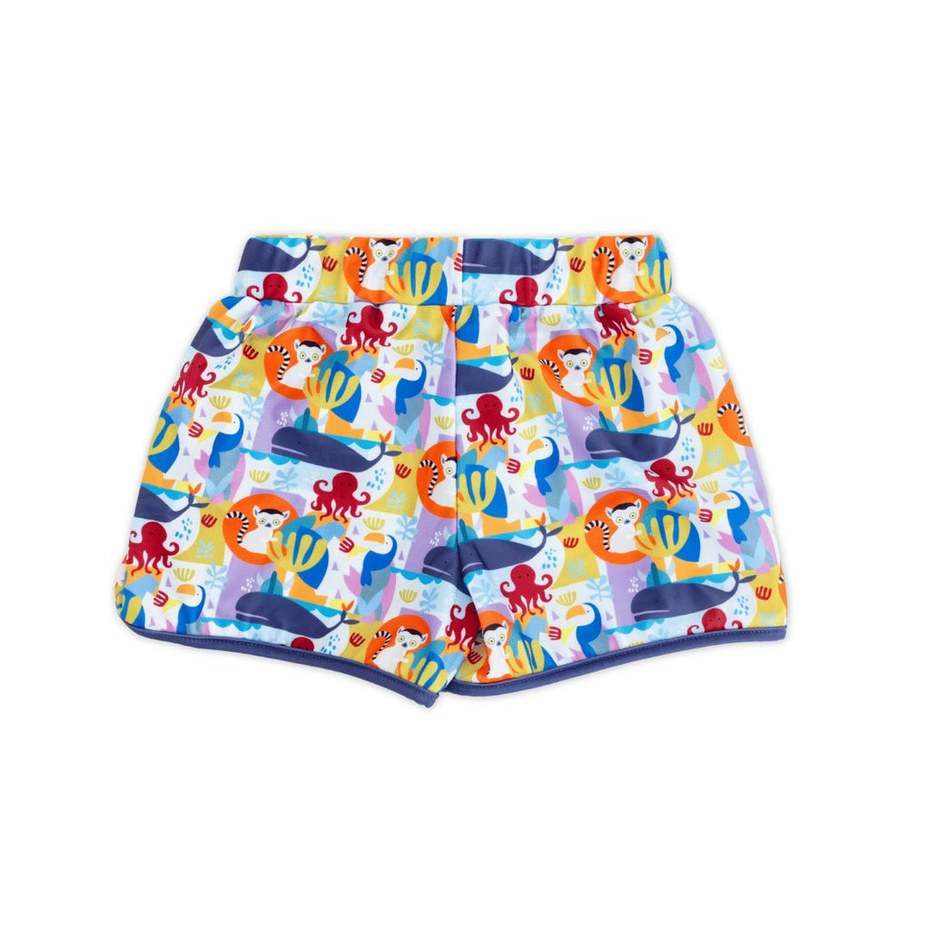 Tyoub Kids’ Mid-Length Swim Trunks Animal Spirit