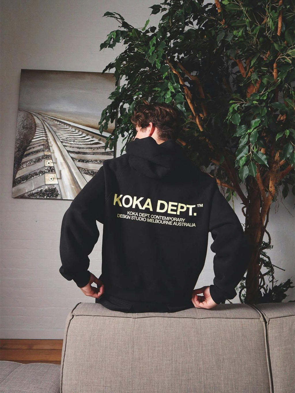 Core Zip Up Hoodie - Black