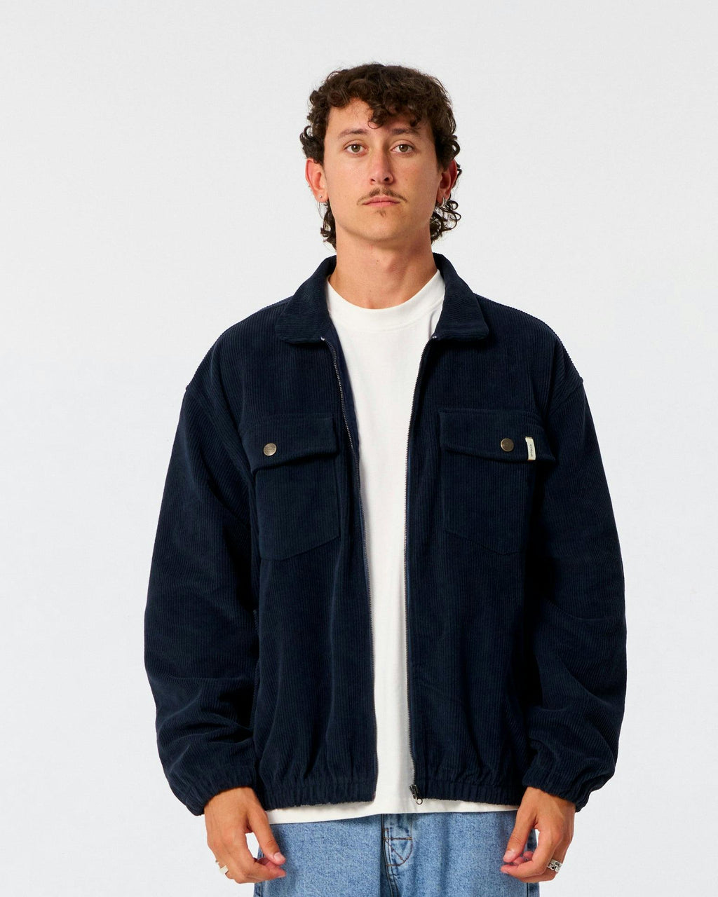 Blackbird Cord Jacket - Worker Blue