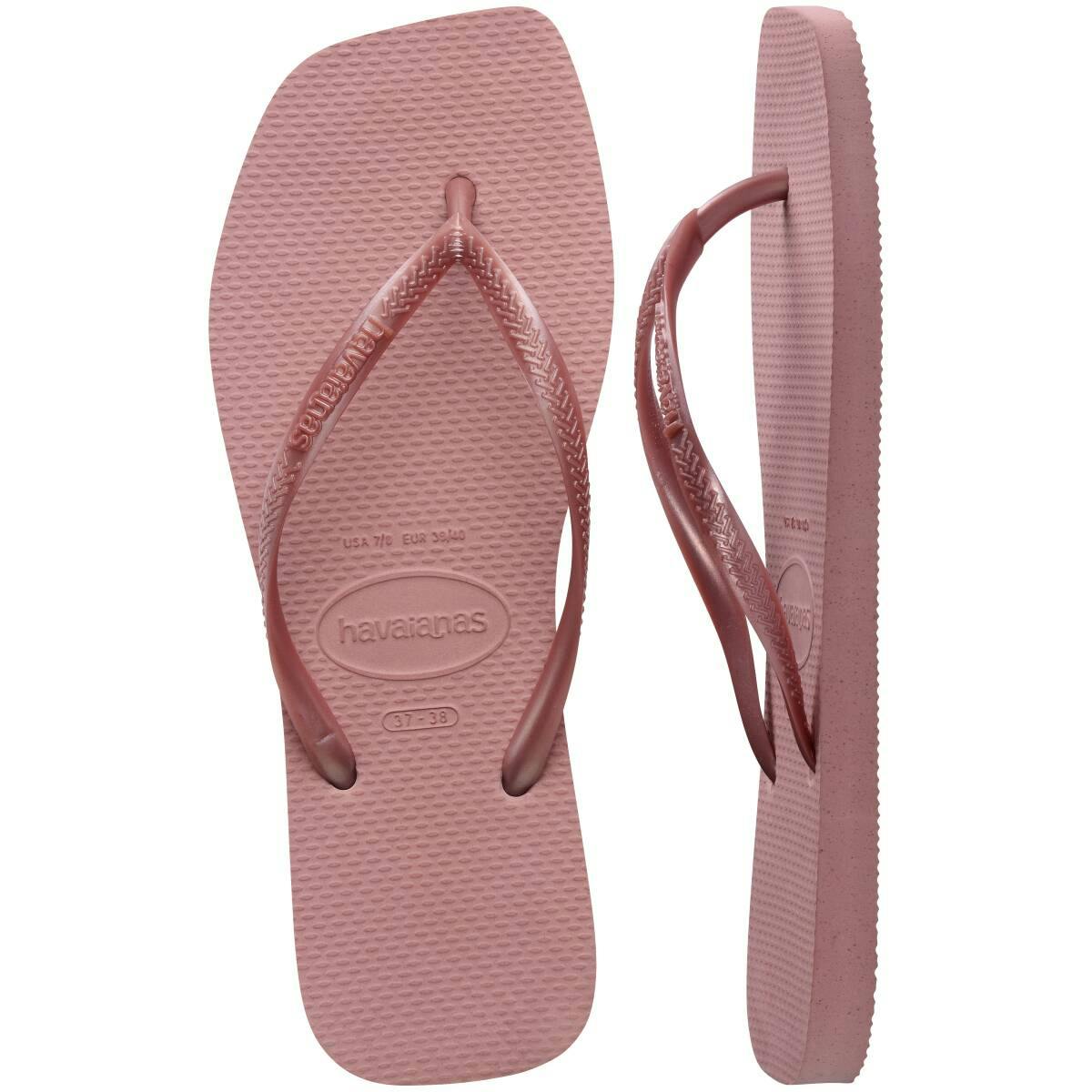 Slim Square Toe Thongs
