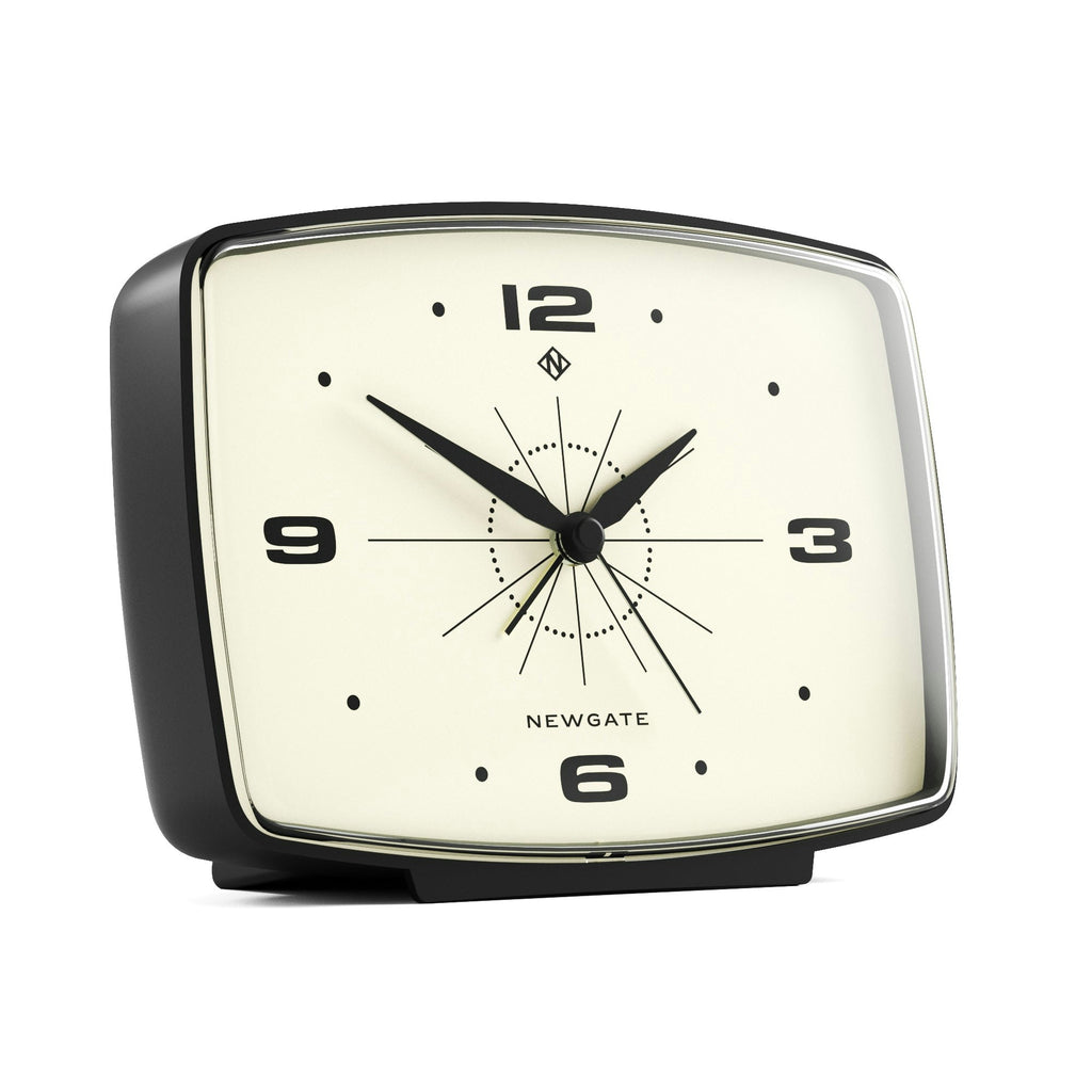 Newgate Brooklyn Alarm Clock - Black
