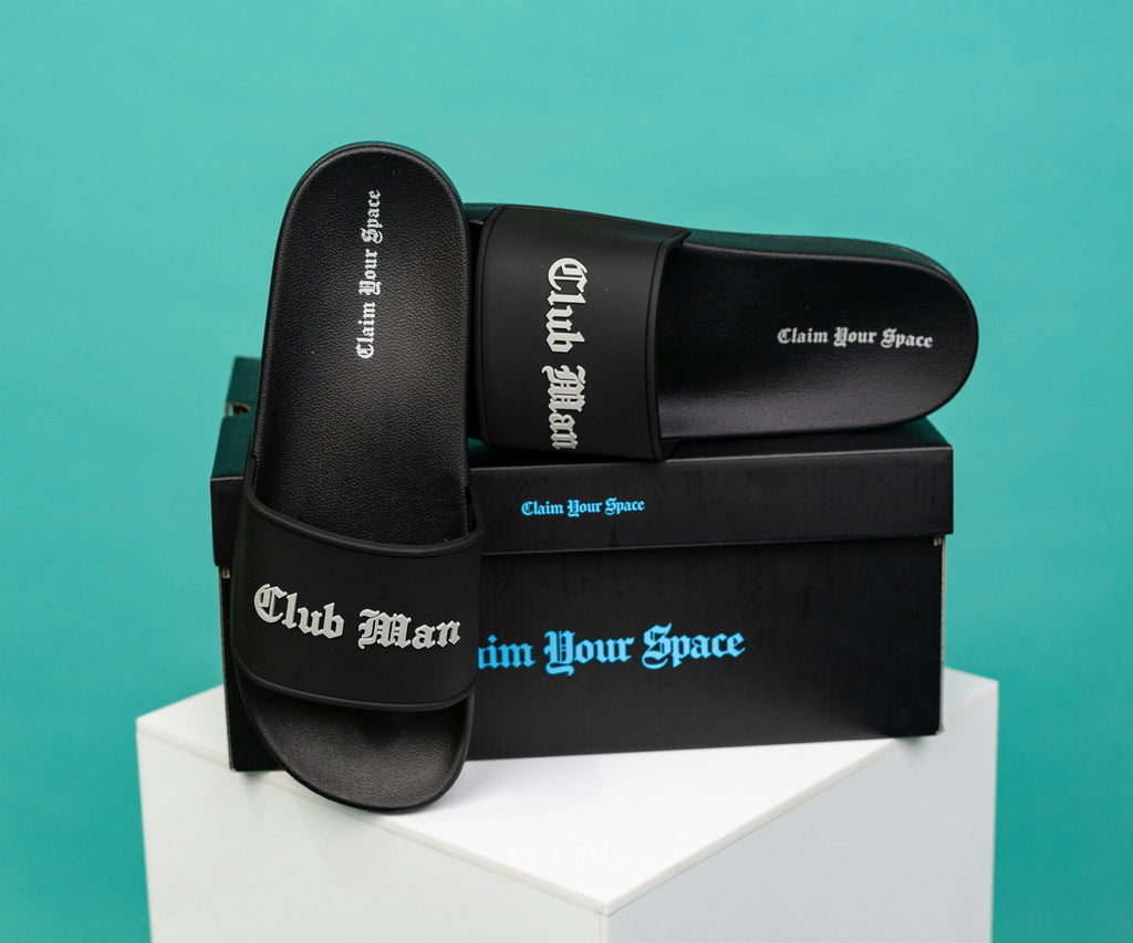 Clubman 'Midnight black' Slides