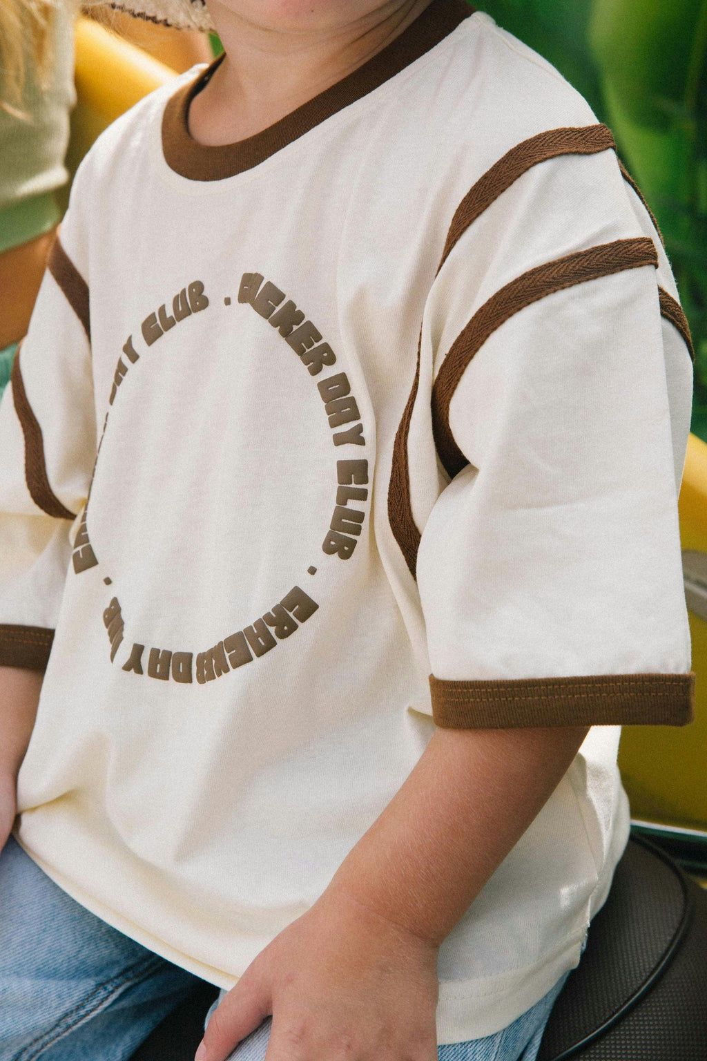 Kids Racer Club Tee Shirt - Butter