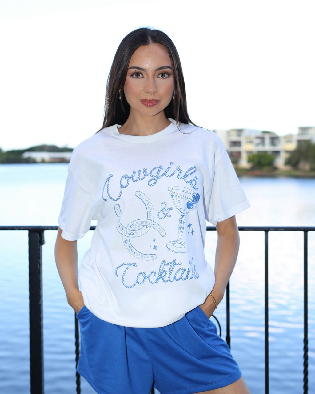 Cowgirls & Cocktails Tee