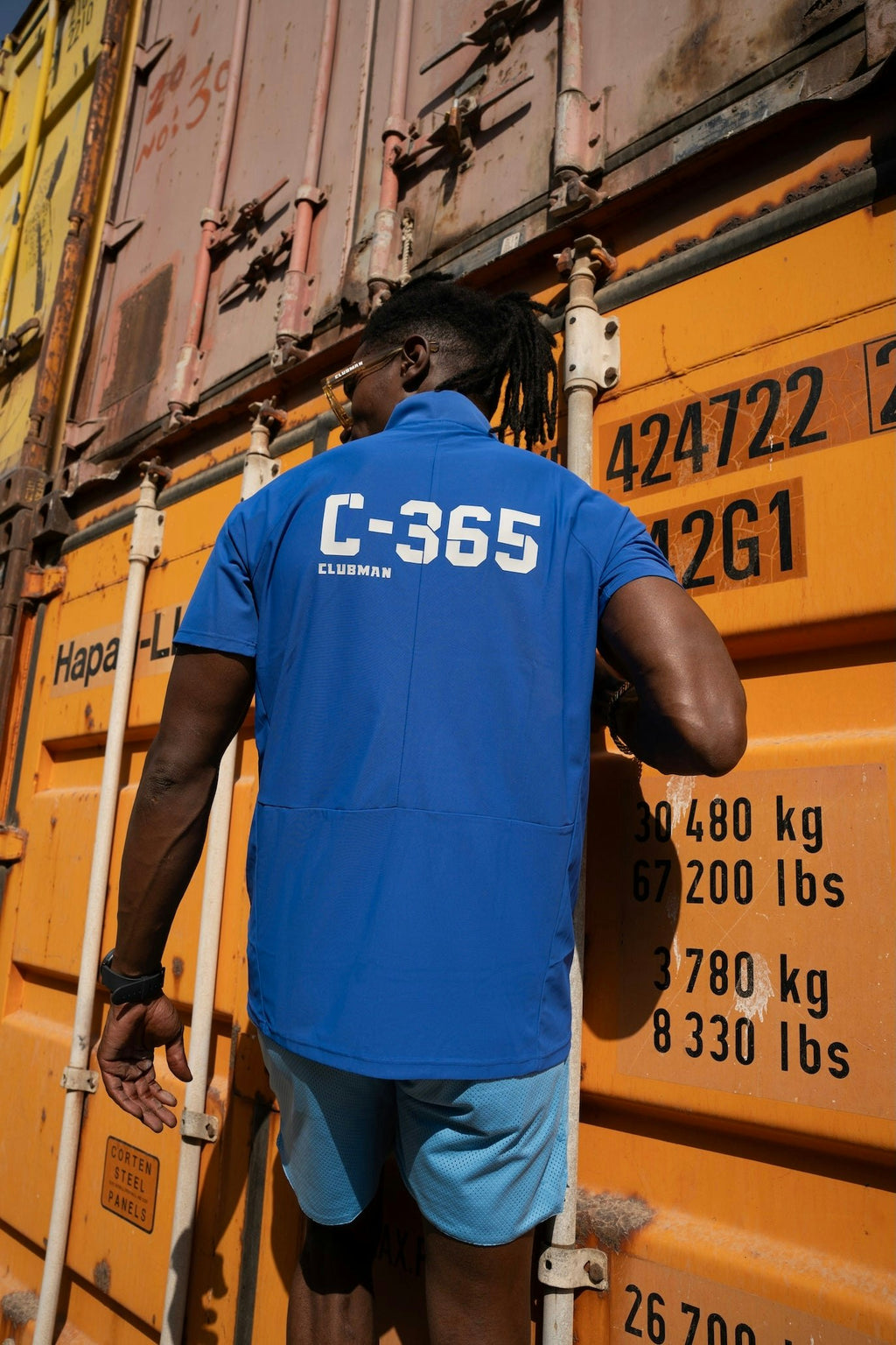 C-365 Strike Zip Tee (Model 825321) - Blue