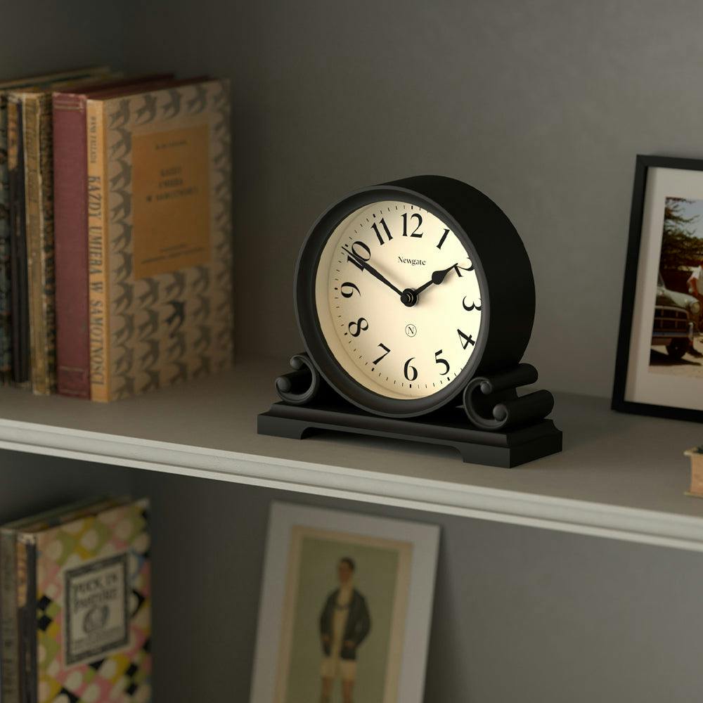 Newgate Divisadero Mantel Clock-Black