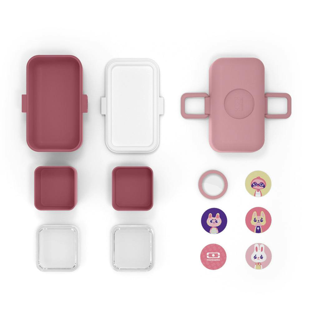 Monbento Mb Tresor Kids Bento Box - Pink Blush