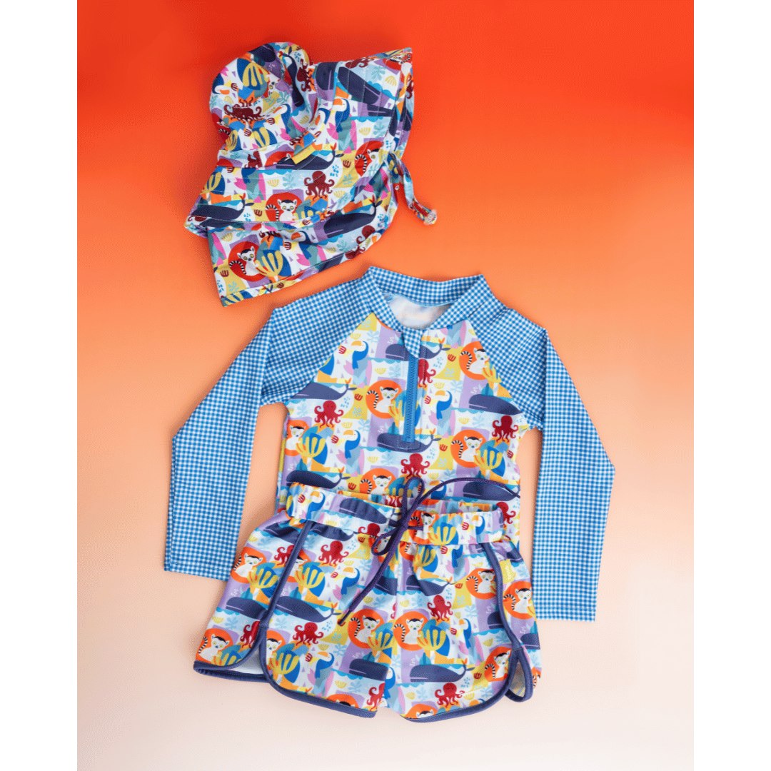 Tyoub Kids’ Mid-Length Swim Trunks Animal Spirit