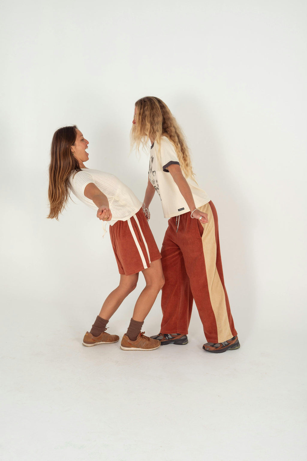 Terry Towelling Shorts Rust
