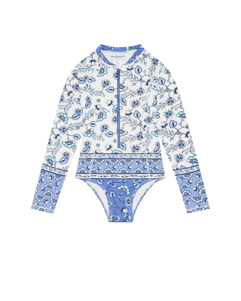 Boho Print One Piece Surf Swimsuit