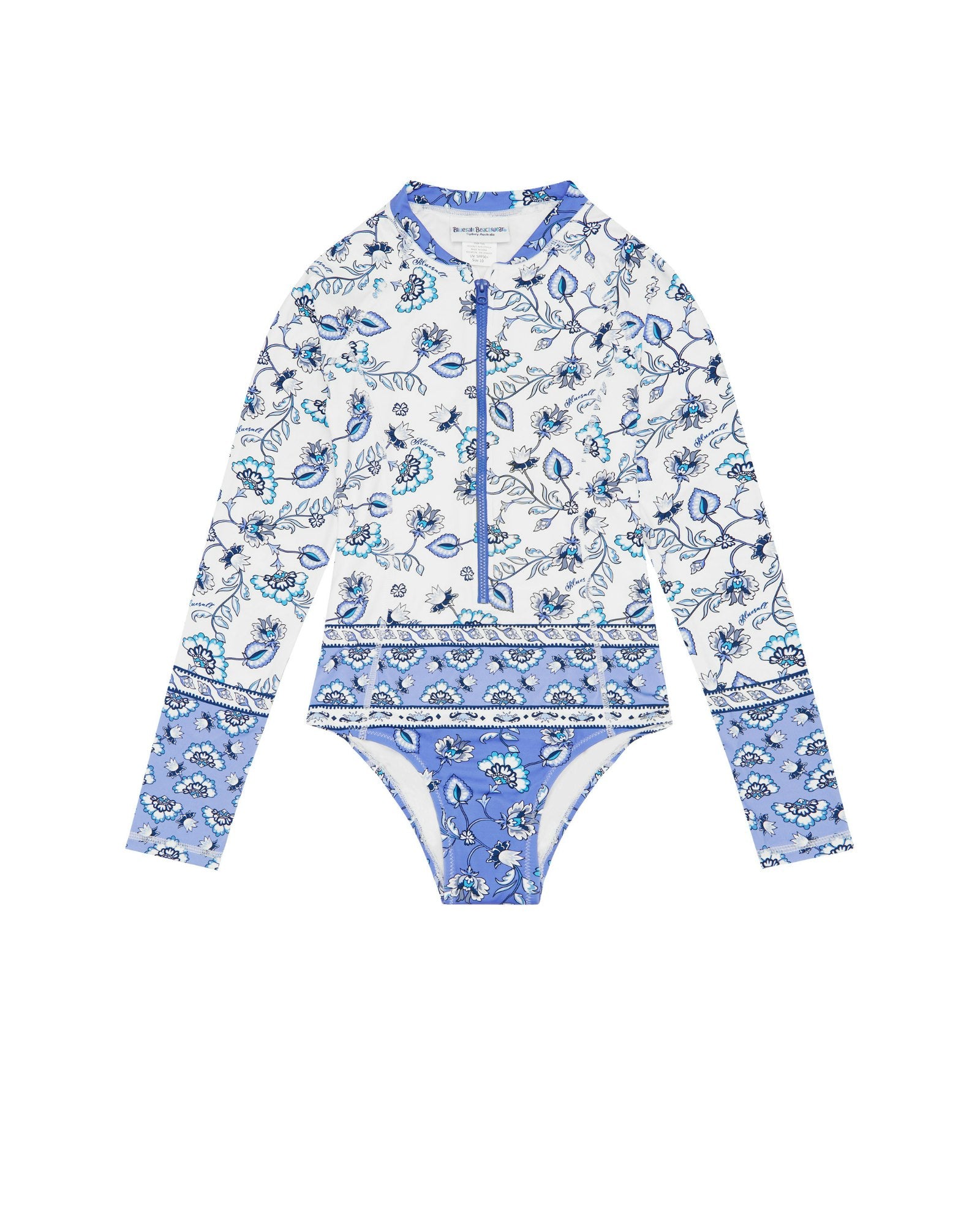 Boho Print One Piece Surf Swimsuit