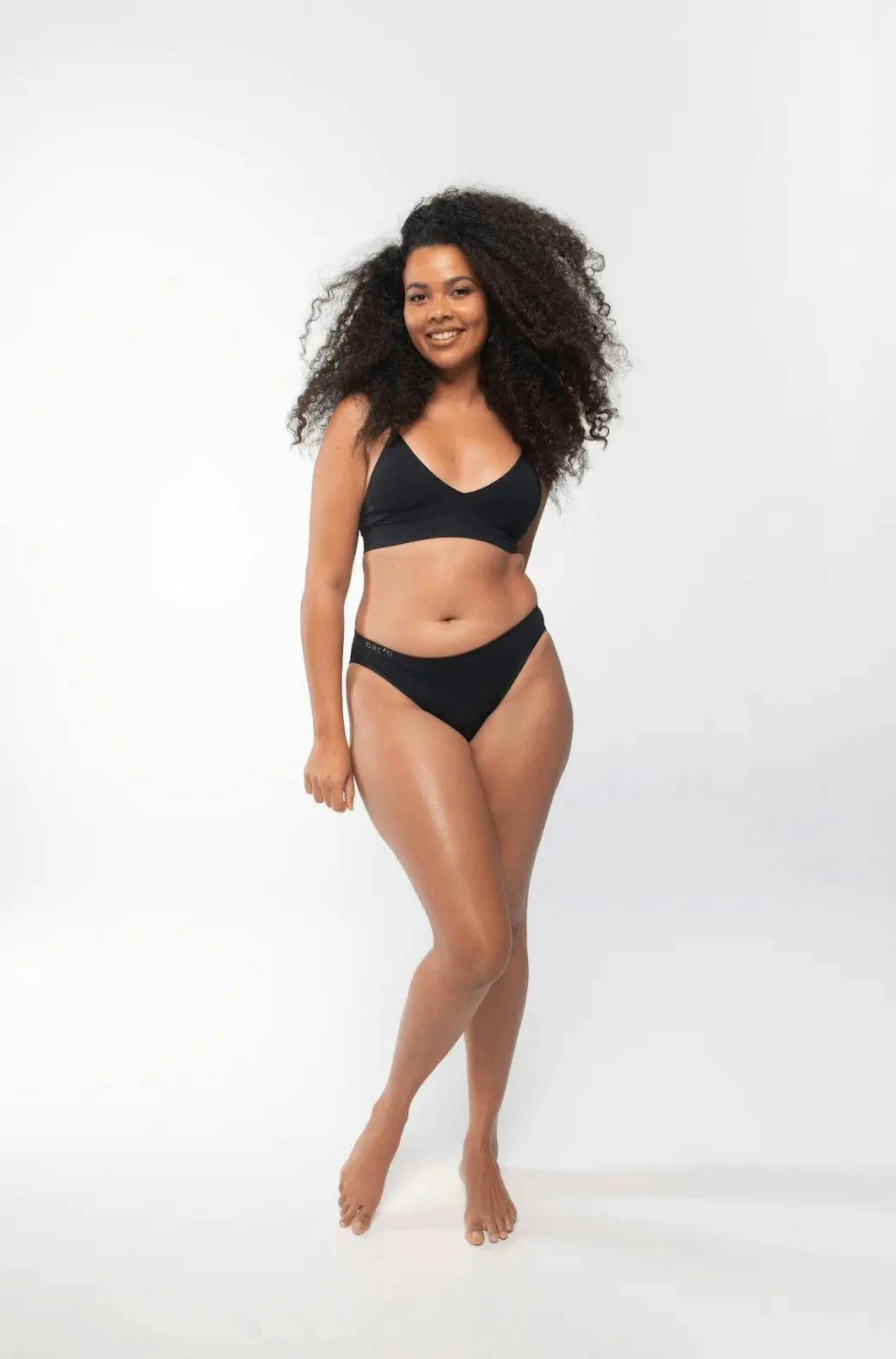 Callie Modal Bikini Brief Underwear 4 Pack - Black