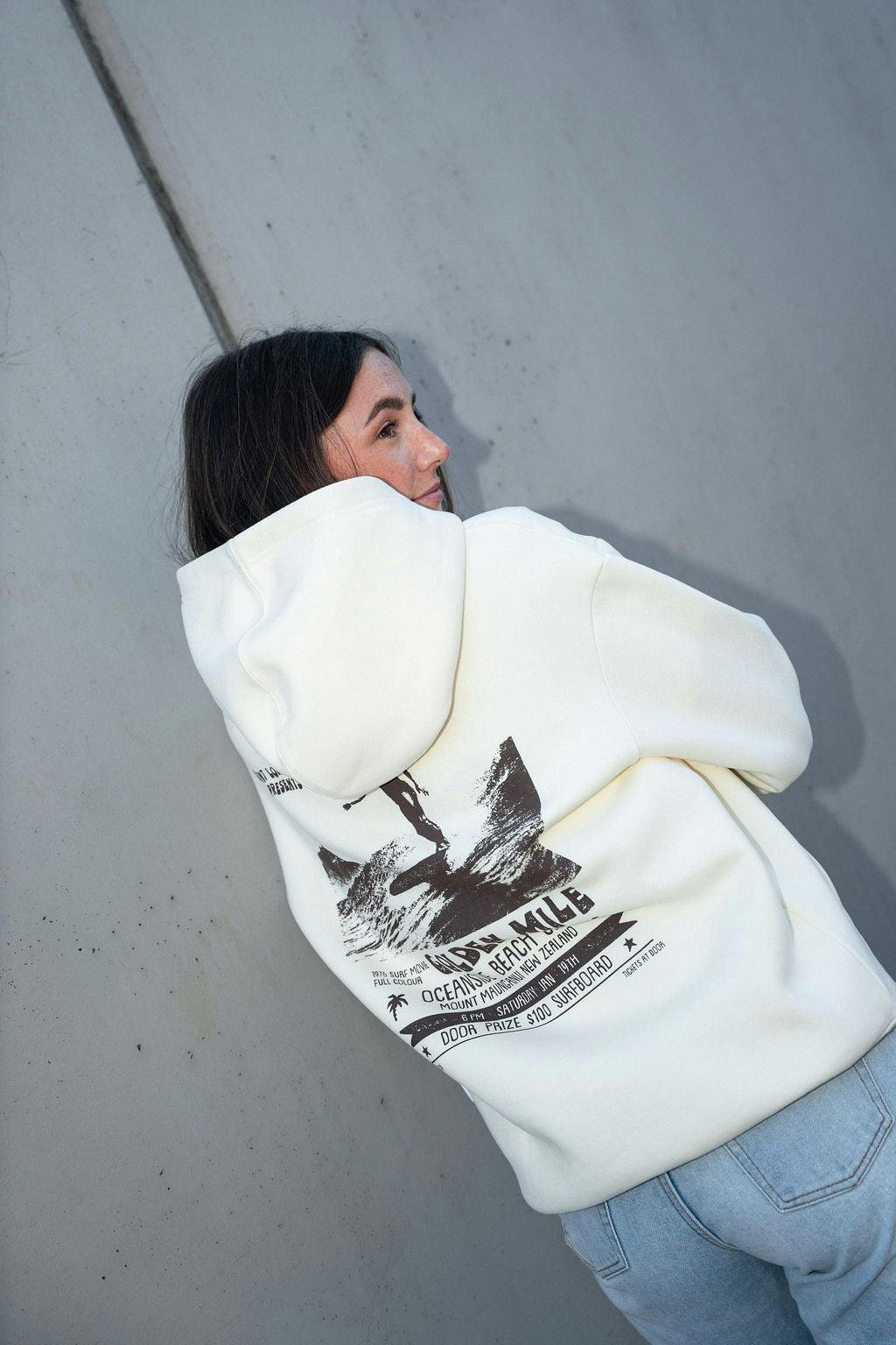The Golden Mile Hoodie - Natural