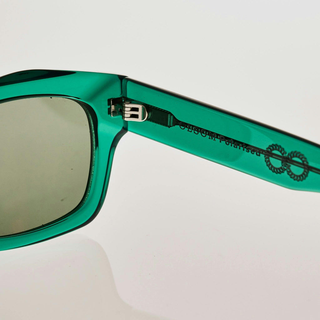 FOLSOM Deep Teal Green | Green Polarised Bio Lens