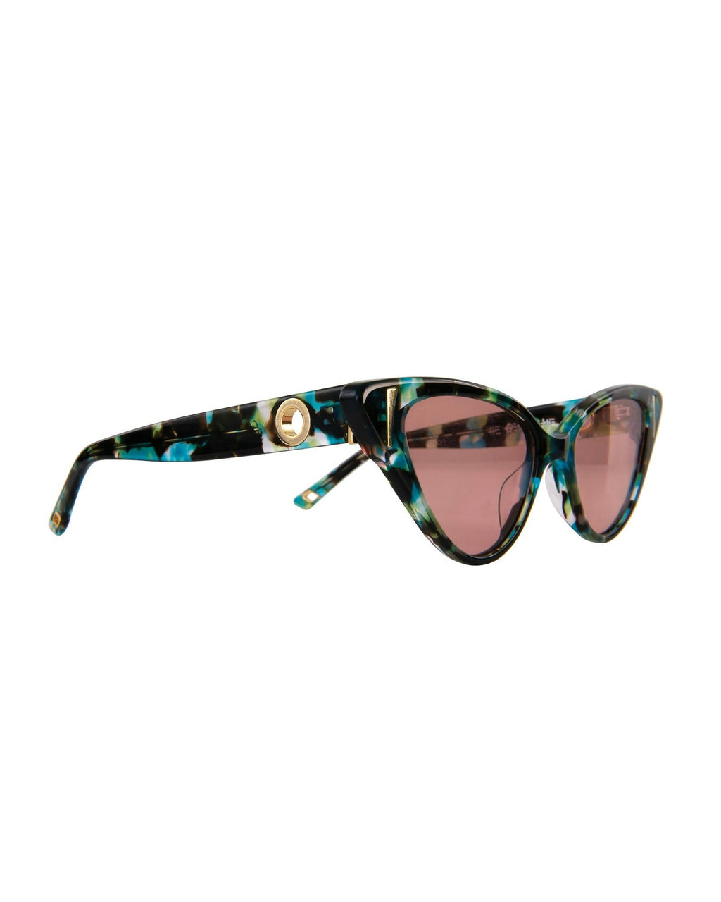 The Astral Plane – Galaxy Cat-Eye Sunglasses | Pink Polarised Lenses