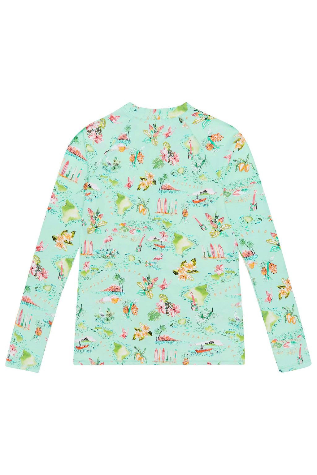 Island Life Frill Bikini and Rash Top Set