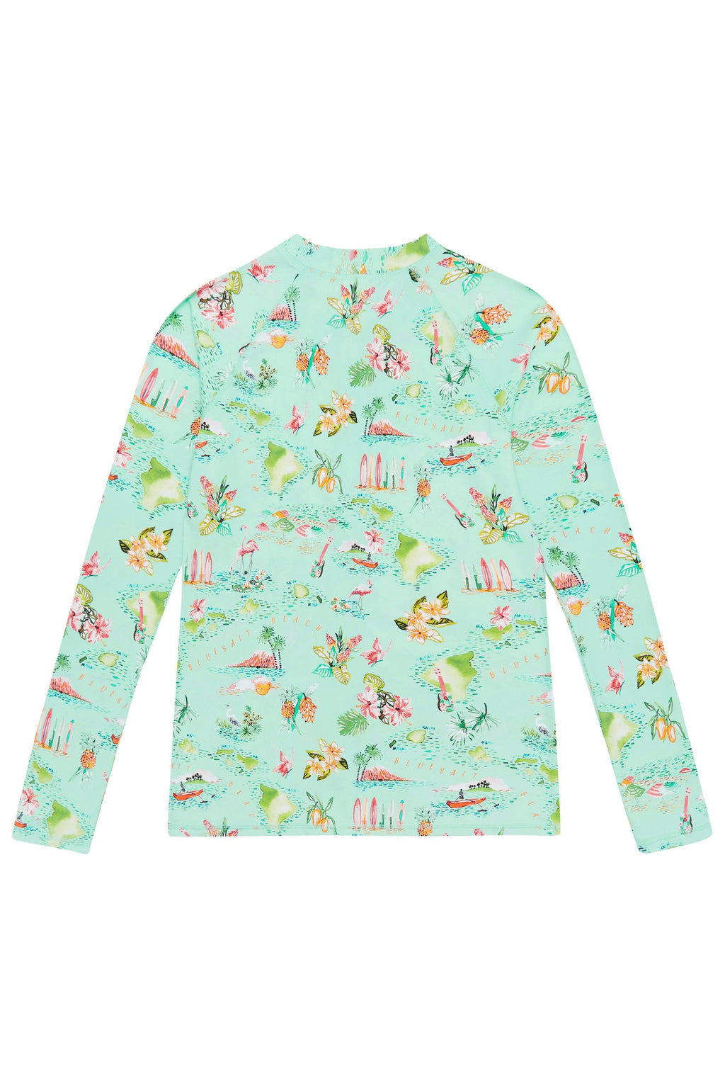 Island Life Frill Bikini and Rash Top Set