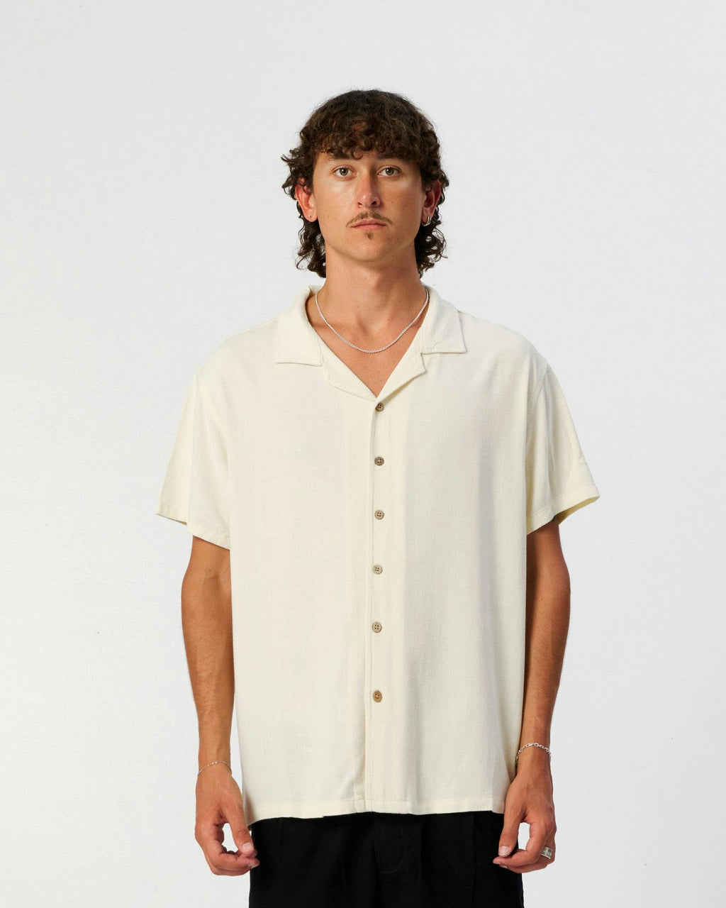 Ernie Resort Shirt - Ecru