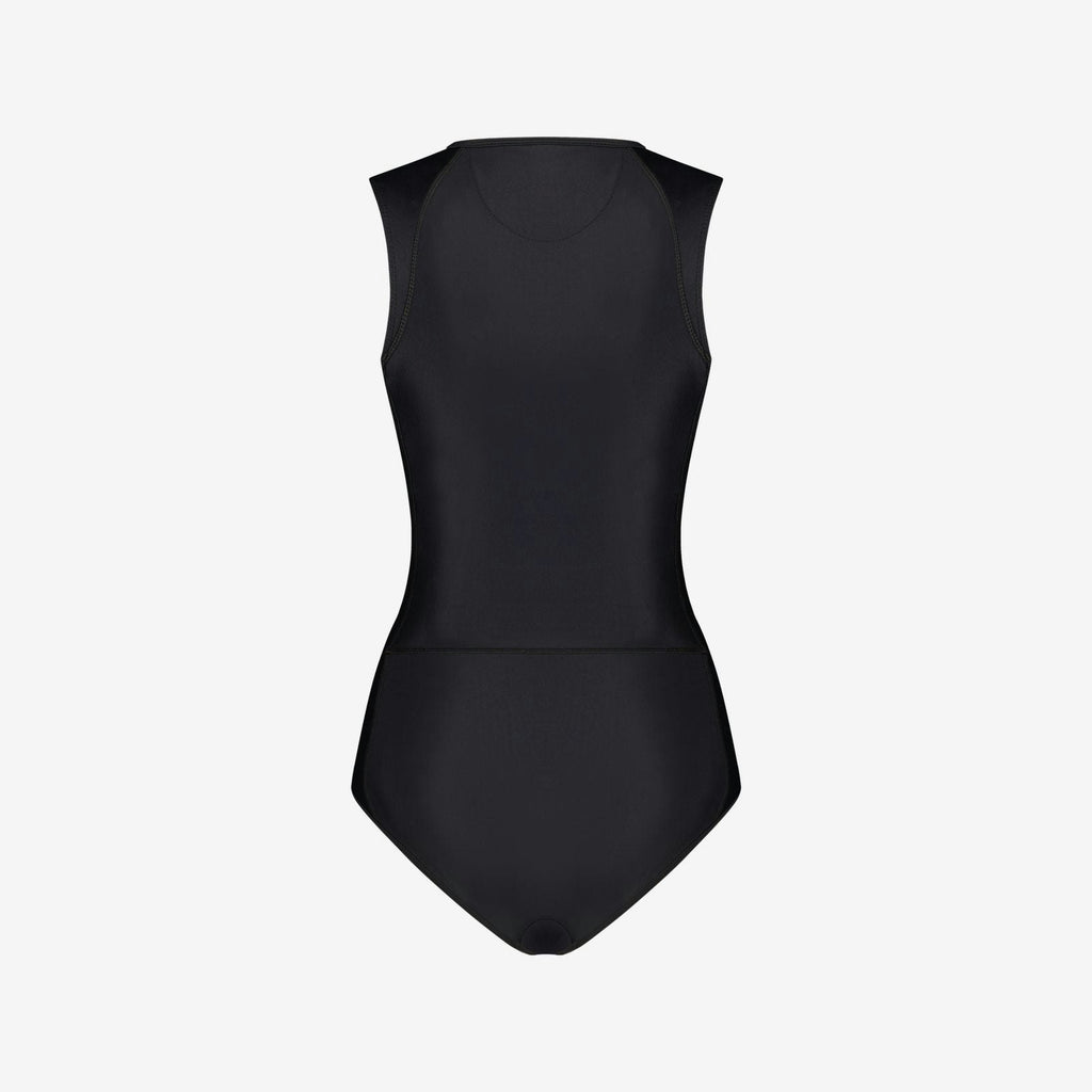 One Piece Swimsuit Full Coverage - Black