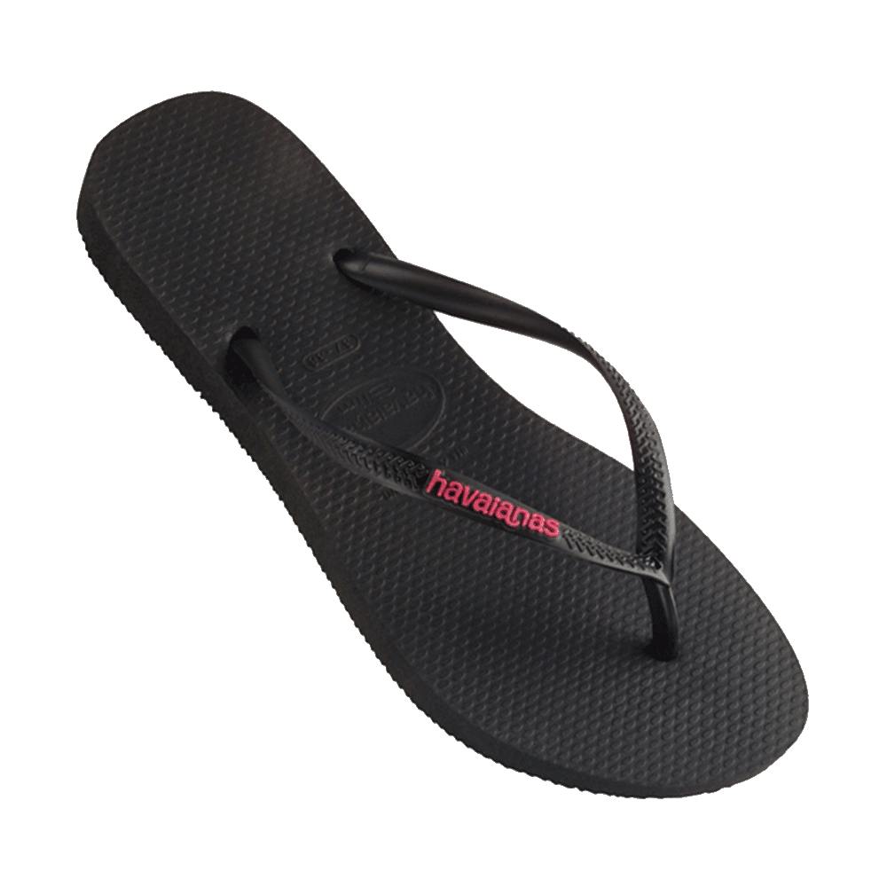 Slim Rubber Logo Thongs