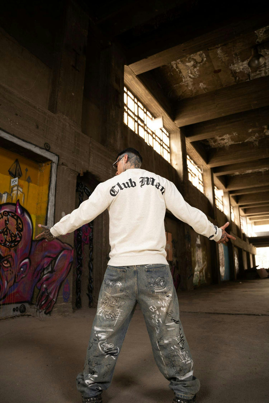 Clubman ’Signature Shadow’ Sweater