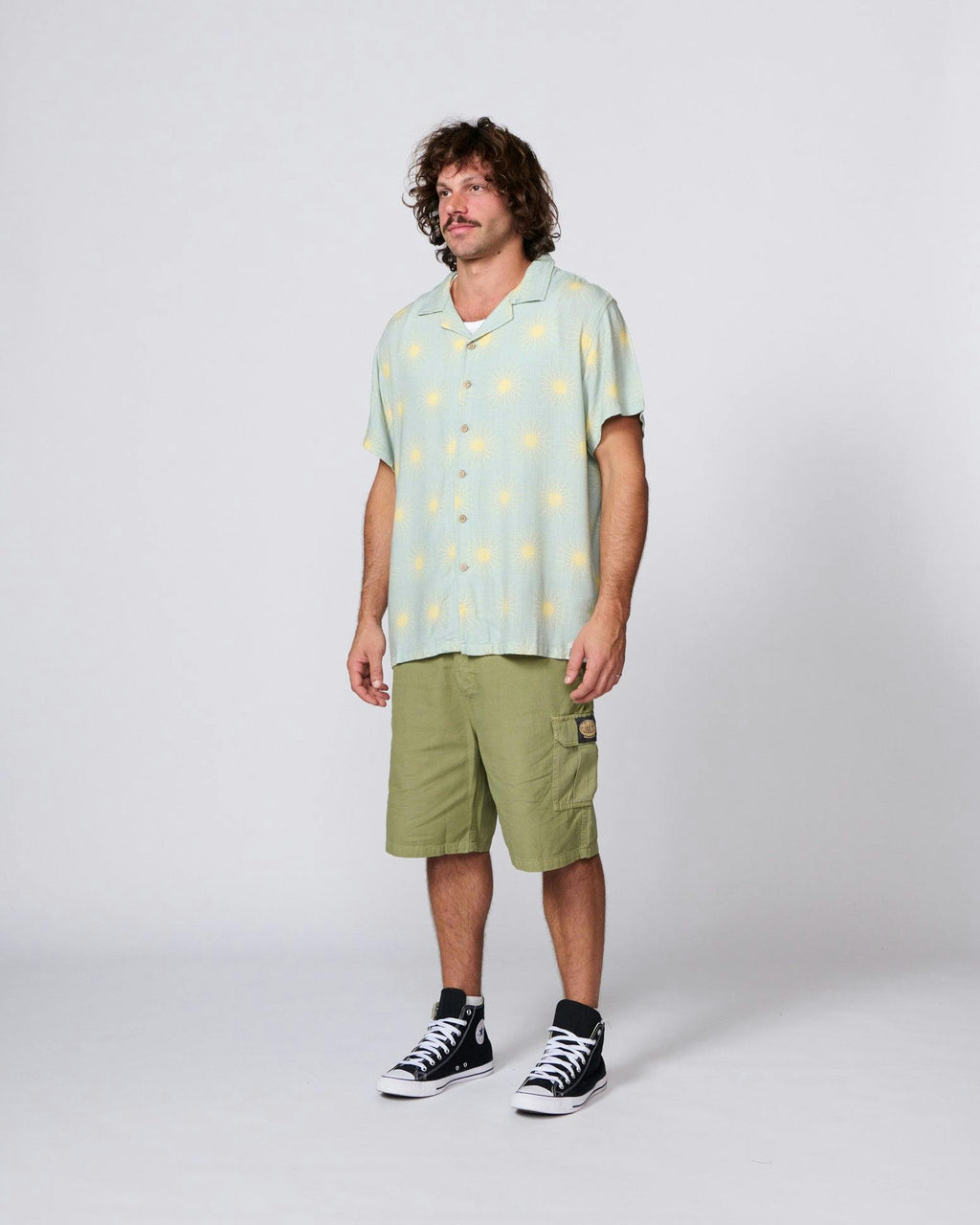 Sun Salute Resort Shirt - Seafoam