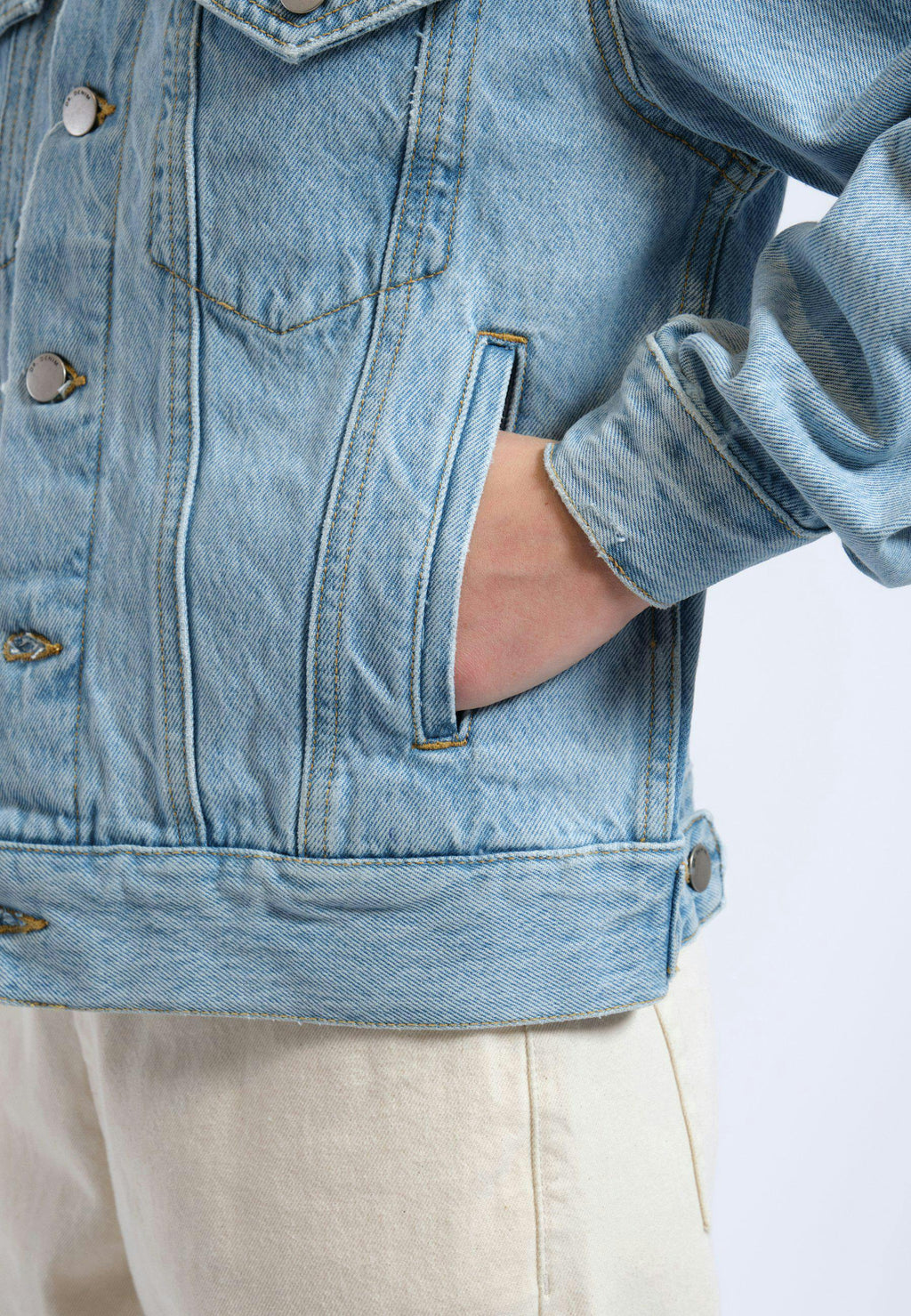 Joey Trucker Jacket - Stream Light Retro