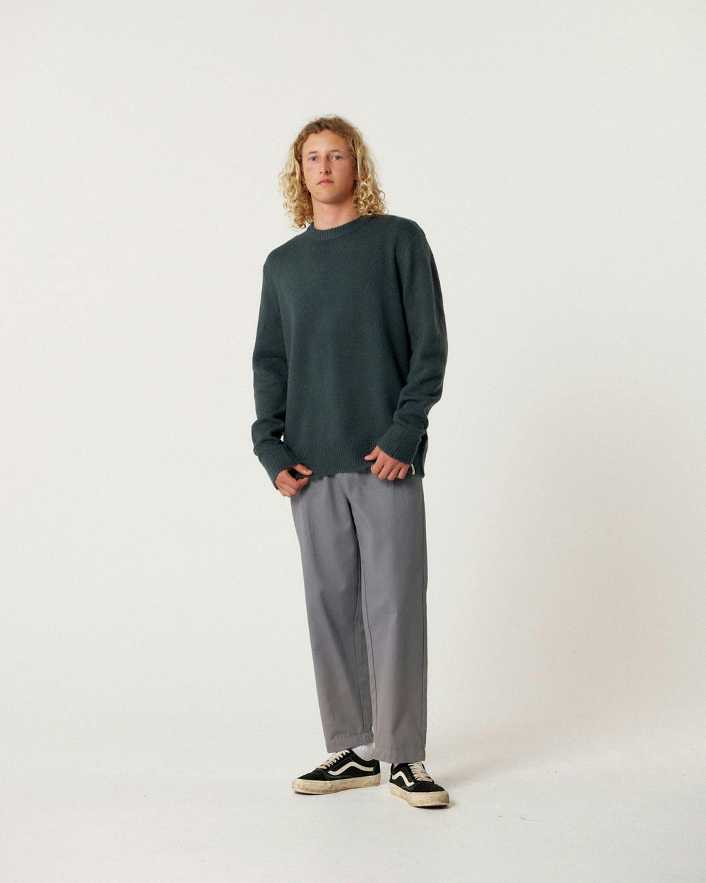 Mellow Crew Knit - Blue
