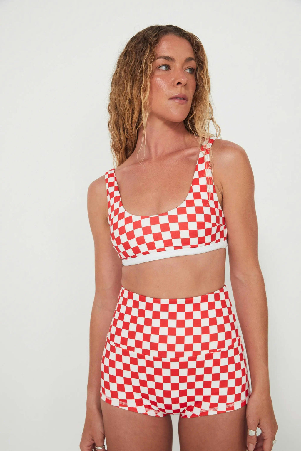 Bralette - Chilli Checkers