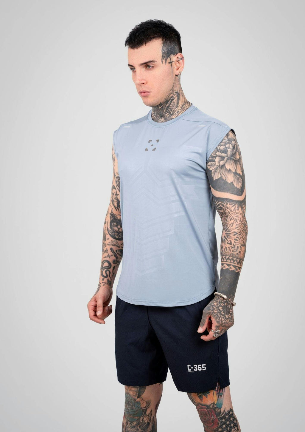 C-365 Flex Singlet (Model 323129) - Haze Blue