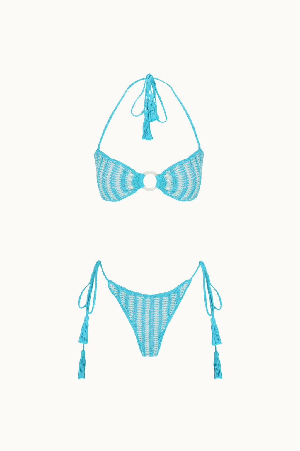 AÇAI CROCHET KINI BRIEF - AZURE