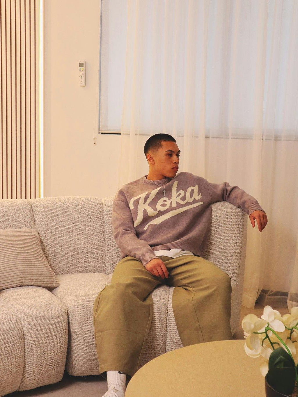 Knit Sweater - Grey